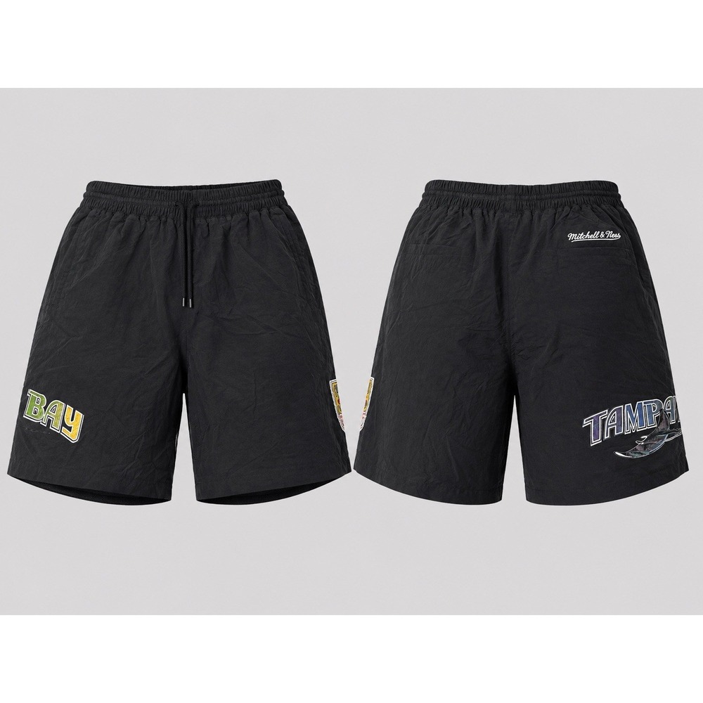 MITCHELL & NESS MLB COOPERSTOWN SHORTS MENS LARGE TAMPA BAY DEVIL RAYS